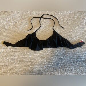 Victoria’s Secret Black Flutter Bikini Top